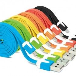 3M-long-colorful-flat-noodle-Micro-usb-sync-charger-data-cable-for-Samsung-i9300-i9500-HTC1